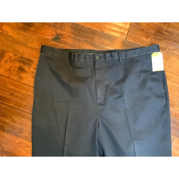 Brooks Brothers Navy Blue Baird McNutt Irish Linen Clark Dress Pants, Size 42 - Picture 2 of 5